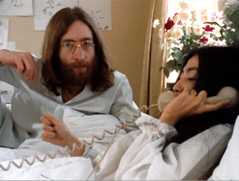 John Lennon & Yoko Ono, Bed Peace, 1970, still