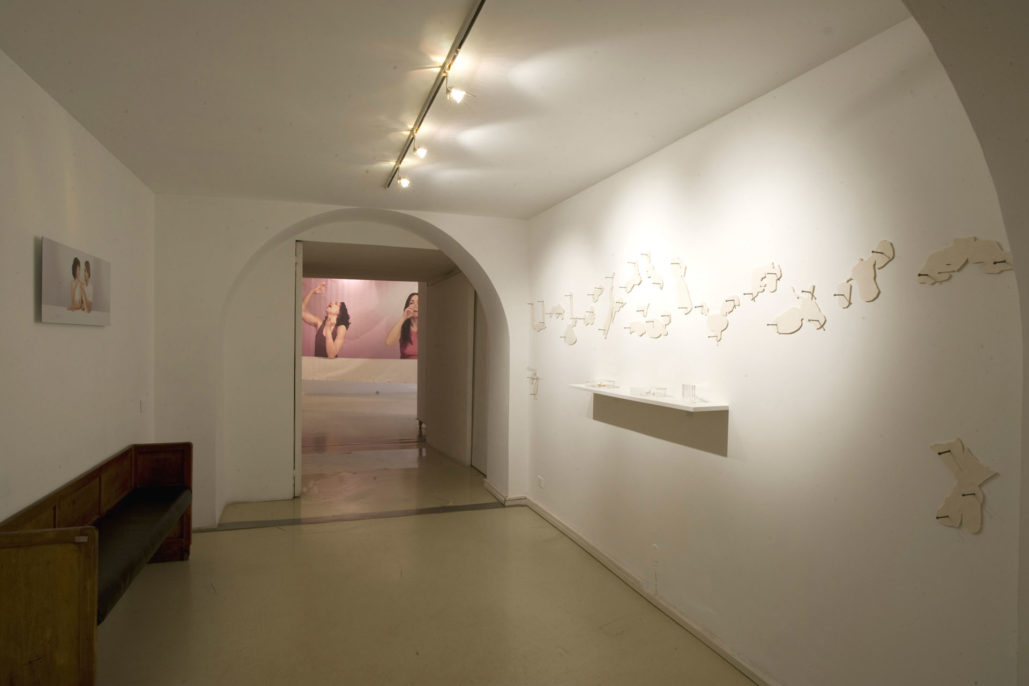 Nordine Sajot, Works and Jewels, 2009, exhibition view, Studio Stefania Miscetti