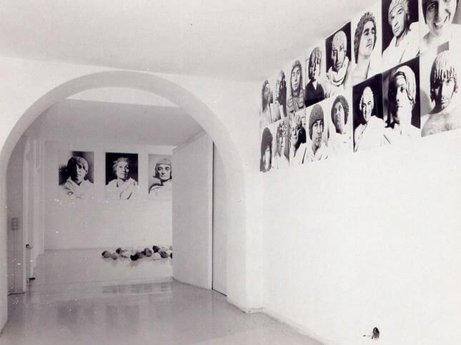 Gian Domenico Sozzi, tête à tête, 1992, exhibition view