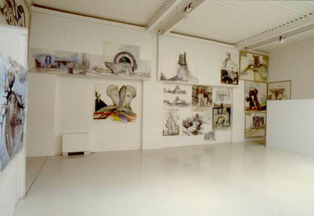 Luigi Pellegrin, Alle porte dell'architettura, 1992, exhibition view
