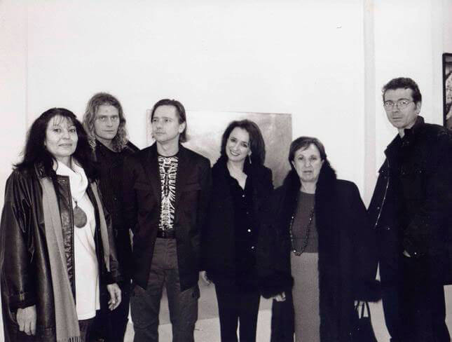 Manfred Erjautz, Michael Kienzer, Paolo Canevari, Adrian Tranquilli, 1998, exhibition view