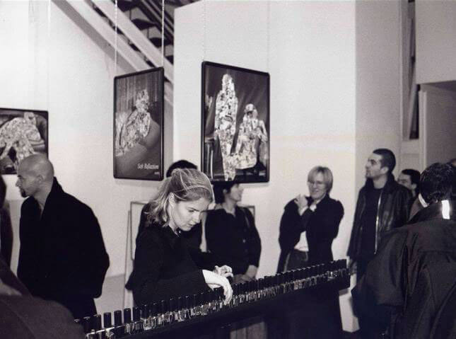 Manfred Erjautz, Michael Kienzer, Paolo Canevari, Adrian Tranquilli, 1998, exhibition view