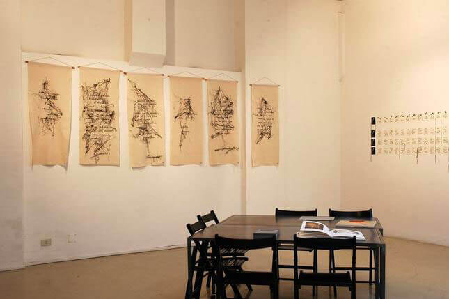 Maria Lai, A portata di mano, 2005, STUDIO STEFANIA MISCETTI, exhibition view