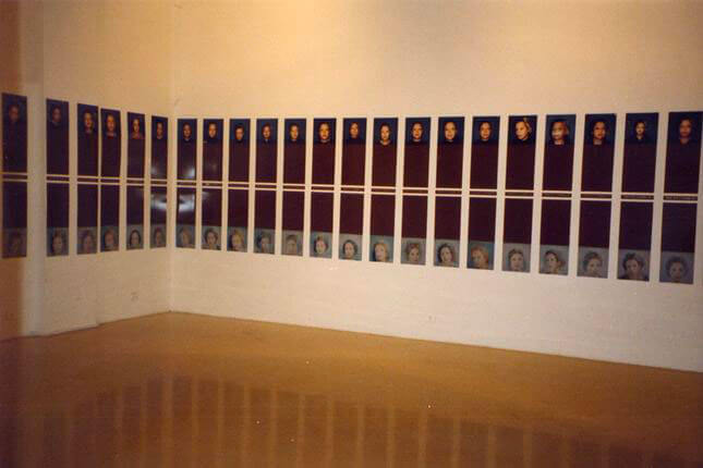 Orlan, Orlan a Roma, 1996, exhibition view