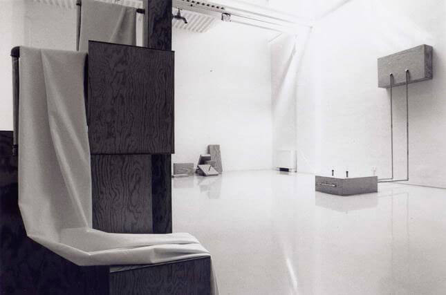 Rui Sanches, Opere di scultura e disegni, 1991, STUDIO STEFANIA MISCETTI, exhibition view