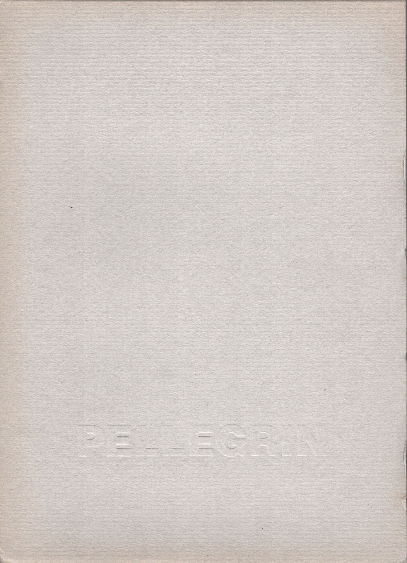 Studio Stefania Miscetti | Catalogues | Luigi Pellegrin | Alle porte dell'architettura