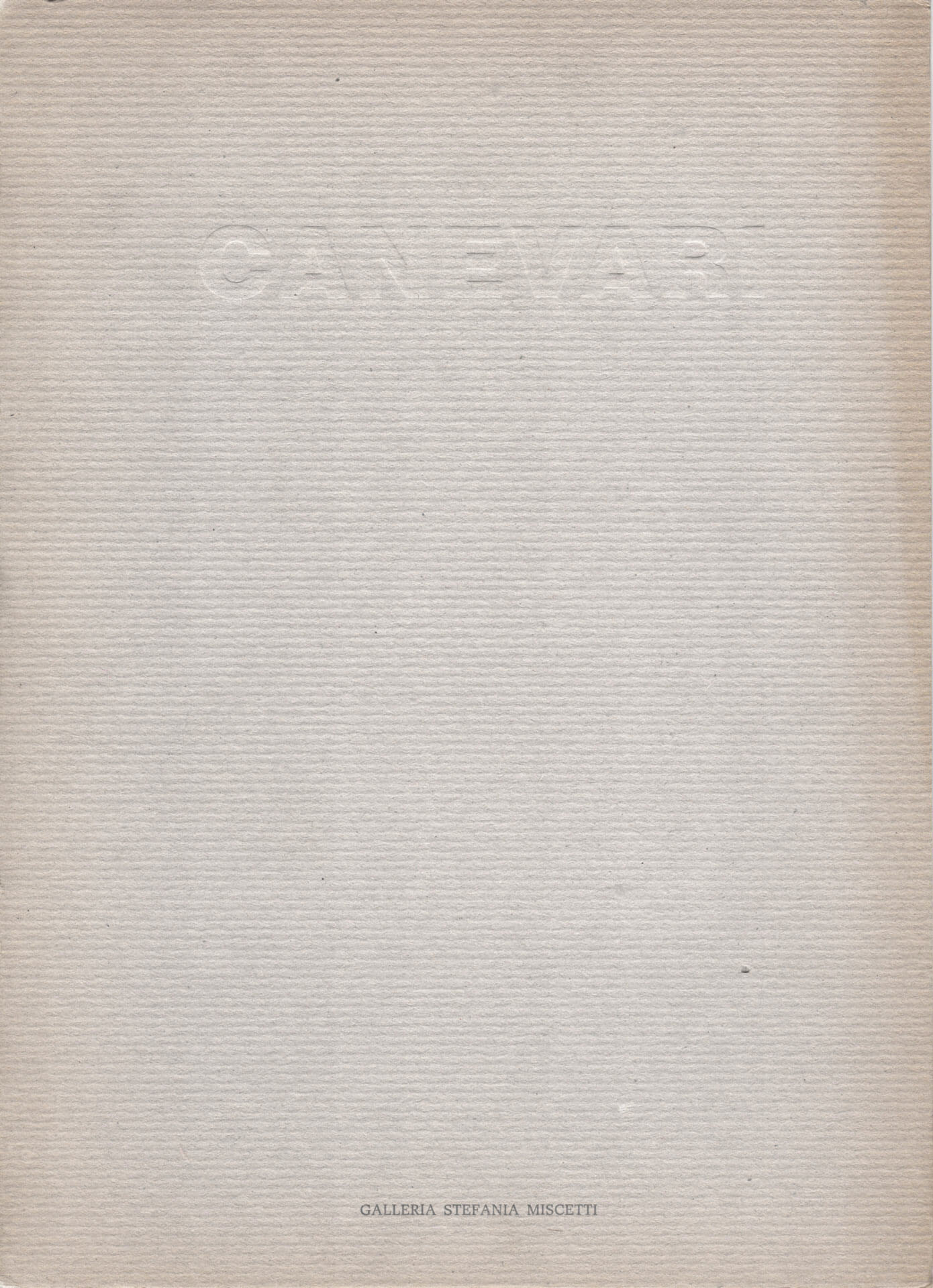 Studio Stefania Miscetti | Catalogues | Paolo Canevari | Camere d'aria