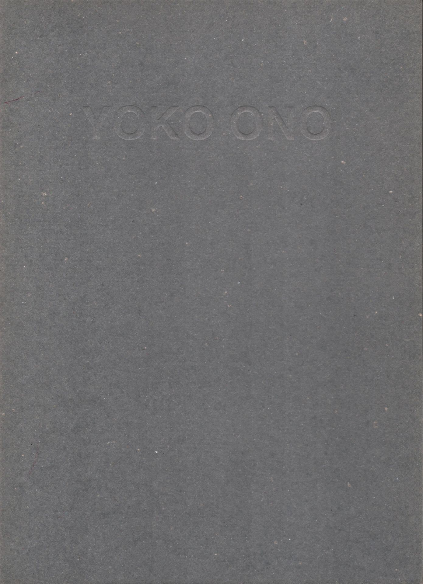 Studio Stefania Miscetti | Catalogues | Yoko Ono | Lighting Piece