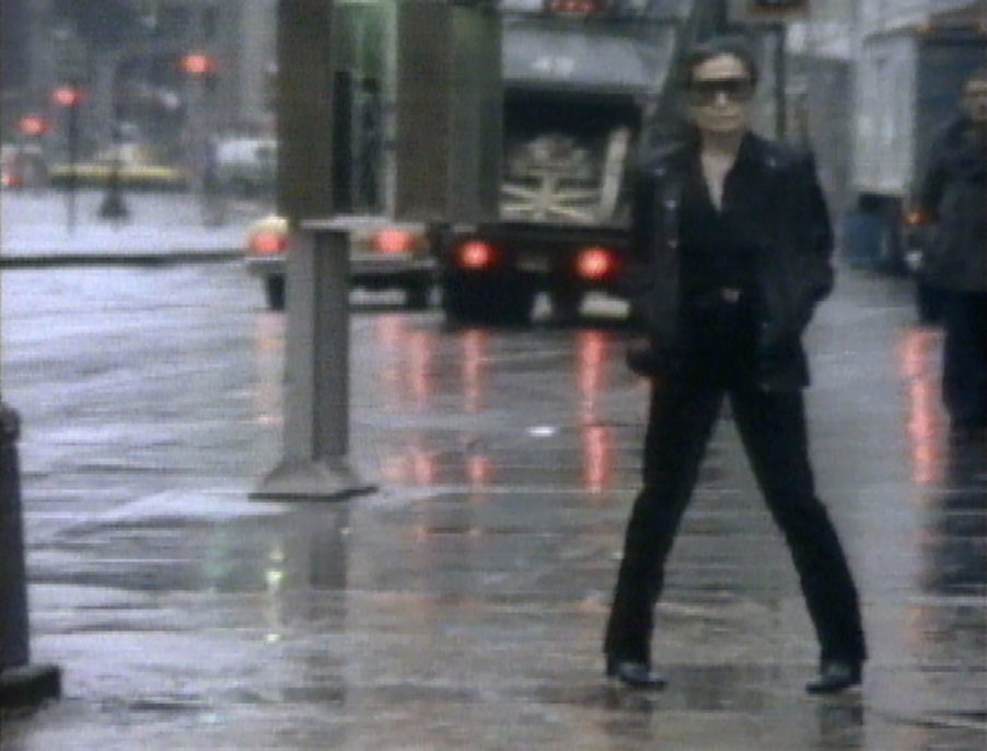 Yoko Ono, Walking on thin ice, 1992, still © Yoko Ono