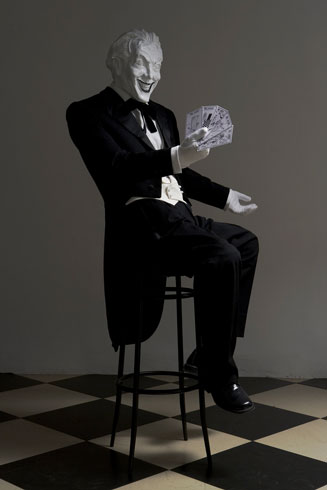 Adrian Tranquilli, Don't forget the Joker, 2006, exhibition view, photo by Claudio Abate