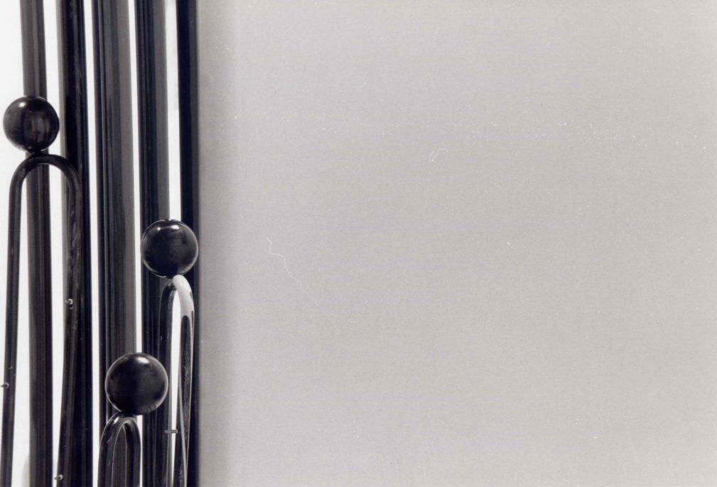Claudio Pieroni, Sala Macchine, steel, pvc tube, air compressors, wooden elements and drawings, 1992, STUDIO STEFANIA MISCETTI, detail