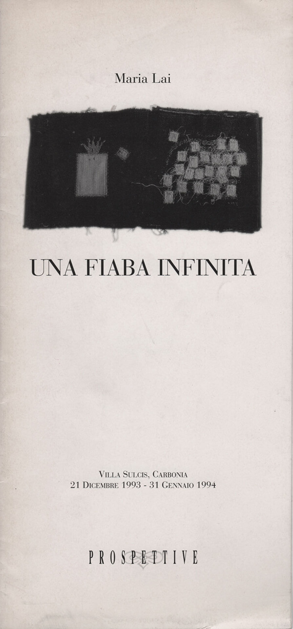 Maria Lai, una fiaba infinita | Studio Stefania Miscetti art gallery | Catalogues and Artist Books