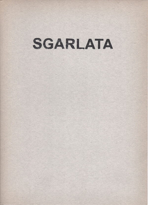 Roberto Sgarlata, Vestire il Silenzio | Studio Stefania Miscetti art gallery | Catalogues and Artist Books