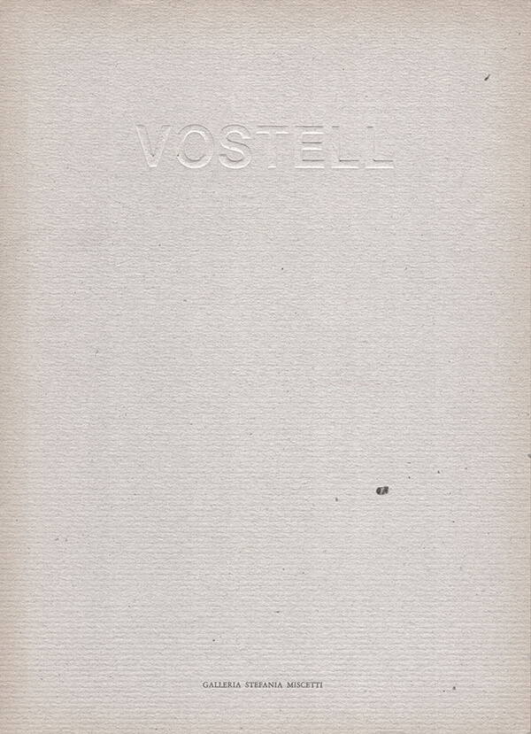 Wolf Vostell, La Caduta del Muro | Studio Stefania Miscetti art gallery | Catalogues and Artist Books